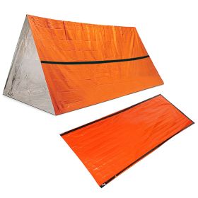 Outdoor Life Bivy Emergency Sleeping Bag Thermal Keep Warm Waterproof Mylar First Aid Emergency Blanke Camping Survival Gear