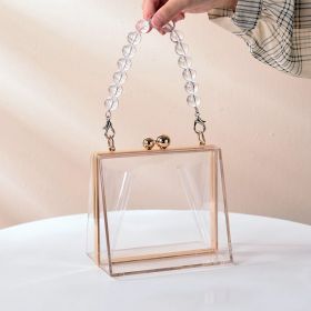 Transparent Luxury Designer Bag Bride Clear Clutch Purse Unique Shaped Party Evening Handbags Acrylic Crossbody Women's Bag 2023