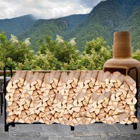 4ft 8ft Wide Firewood Rack Indoor Outdoor Log Rack Metal Wood Rack Heavy Duty Wood Stacker